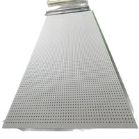 Panneau de plafond et de mur en silicate de calcium perforé insonorisant décoratif pour salle informatique et bureau à Shanghai