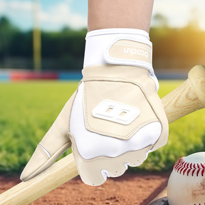 Guantes de Bateo de Béisbol Boton, Cuero Genuino, Resistentes al Desgaste, Transpirables, Protección para la Palma, para Adultos, Unisex - Product Image 1