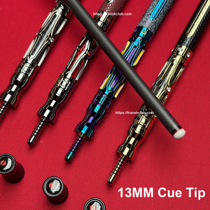 Queue de billard Transk Jump Cue 2 pièces, fût en fibre de carbone, joint en alliage d'aluminium, durable, pour snooker et billard - Product Image 4