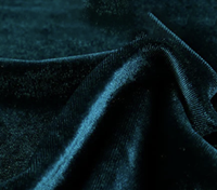 1 Yard de velours coréen de haute qualité 300 g/m², 94 % polyester, 6 % élasthanne, pour vêtements et fournitures de décoration intérieure