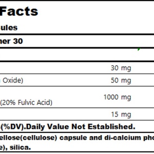 Cápsulas de Suplemento Dietético Shilajit de Máxima Potencia Aladdin OEM/ODM 1000mg (60 Cápsulas/Botella) Solo para Adultos, No Apto para Embarazadas - Product Image 2