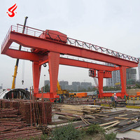 Grue à portique de 80 tonnes pour la levée de pierres de granit et de marbre, fabriquée en Chine, grue à portique sur châssis à vendre