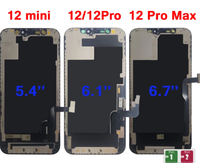 Layar OLED Incell LCD Assembly untuk iPhone 12 12 Mini 12 Pro 12 Pro Max LCD Touch Screen Display