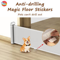 Puerta Plegable para Mascotas Prodigy SG020A con Cierre de Botones y Diseño de Animales, Ecológica y Duradera para Perros y Gatos, Uso en Interiores