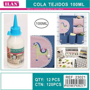 Adesivo per tessuti Ilan 100ml per artigianato e cucito - Product Image 3