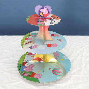 3 Niveaux Patte Chien Décorations De Fête <span class=keywords><strong>Cupcake</strong></span> Stand Patte Chien <span class=keywords><strong>Cupcake</strong></span> Tour Carton Dessert Holder pour Enfants Fête D'anniversaire Fournitures - Product Image 5