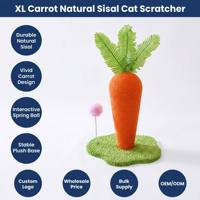 Grattoir à chat en corde de sisal moderne et adorable avec logo personnalisé, jouet décoratif, vente en gros
