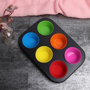 Moldes de Silicona para Cupcakes y Muffins, Vasos para Hornear, Venta Caliente - Product Image 4