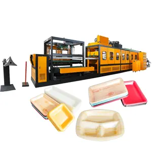 PS Disposable Thermocol foam Lunch Box Plastic Thermoforming Machine EPS Vacuum Forming Machine