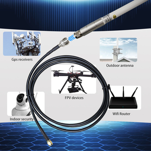 Cable Coaxial de Alta Precisión con Longitud Personalizable, Conector N Hembra a SMA Macho, Niquelado, Pigtail <span class=keywords><strong>RG</strong></span> <span class=keywords><strong>58</strong></span> <span class=keywords><strong>U</strong></span>-500HM - Product Image 5