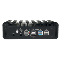 Linux Fanless Industrial Sim Lte 4G 5G Sim G31W M.2 6Usb 8Usb Con 6 Puertos Usb J6412/J6413 Android Slot Mini Pc con tarjeta Sim