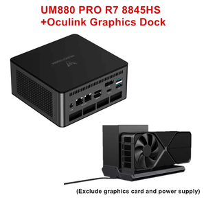 Mini PC para Juegos MINISFORUM OCuLink UM890 UM880 Pro Ry-zen 9 8945HS R7 8845HS 2*USB4 2*DDR5 2*PCIE4 Ordenador con Win11 WiFi6E UM890 PR - Product Image 3
