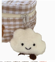 Nouveau japonais chaton porte-clés sac à dos énergie positive ours en peluche jouet voiture porte-clés mignon Couple pendentif