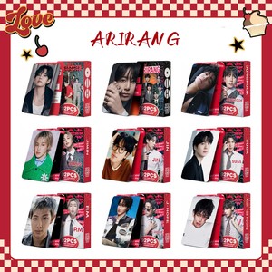 92 Piezas/Set de Fototarjetas y Pegatinas de Kpop de Suga, Taehyung, Jungkook, Jin, Jimin, J-Hope, RM, del Álbum SWIM 2.0, Tarjetas Lomo del World Tour de ARIRANG - Product Image 1