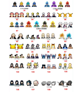 1200 <span class=keywords><strong>Diseños</strong></span> <span class=keywords><strong>de</strong></span> Calcomanías <span class=keywords><strong>de</strong></span> Anime Japonés, Resistentes al Agua, con Efecto 3D Lenticular, Calcomanías <span class=keywords><strong>de</strong></span> Movimiento <span class=keywords><strong>para</strong></span> Autos - Product Image 1