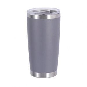 Gobelet isotherme turquoise 20 oz en acier inoxydable à double paroi sous vide, revêtement poudré mat, incassable et réutilisable T ASM25 - Product Image 3