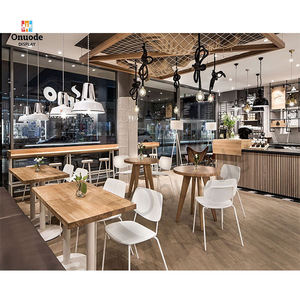 Diseño Interior Personalizado para Cafetería con Iluminación LED y Muebles de Exhibición Completos para Decoración de Cafeterías y Uso Comercial - Product Image 4