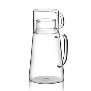 Ketel Air Klasik Kaca Borosilikat Tinggi Transparan 1.3L Tahan Lama, Logo Dapat Disesuaikan, Ramah Lingkungan, Aman untuk Mesin Cuci Piring, untuk Teh - Product Image 6