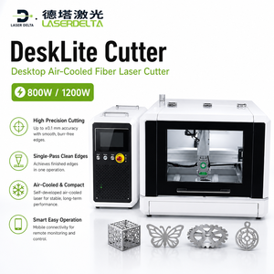 เครื่องตัดไฟเบอร์เลเซอร์แบบพกพา DeskLite ขนาดเล็ก 800W เครื่องแกะสลักไฟเบอร์เลเซอร์ขนาดกะทัดรัด สำหรับตัดโลหะ สแตนเลส เหมาะสำหรับธุรกิจขนาดเล็ก - Product Image 1