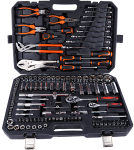 131PCS Professional Mechanics Tool <b>Set</b> Ratchet Socket <b>Bits</b> Pliers <b>Screwdrivers</b> Combination Wrench Box 131pcs Tool <b>Set</b> - Product Image 3