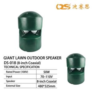 Altavoz Gigante para Jardín de 8 Pulgadas y 50W, Altavoz Coaxial de Fibra de Vidrio Resistente al Agua IPX6 para Sistemas de Megafonía - Product Image 2