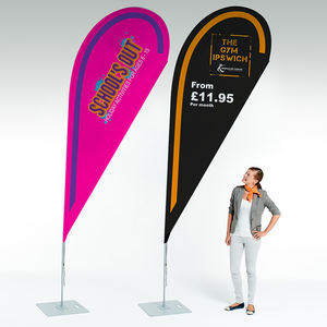 Promotion d'usine personnalisé plume plage drapeau haute qualité publicité extérieure décoration bannière drapeaux pour pneus <span class=keywords><strong>vente</strong></span> - Product Image 2