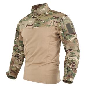 Factory Direct Wholesale Men's Camo Tactical Combat Shirt High Quality Hunting Camouflage for Outdoor Enthusiasts - Product Image 3