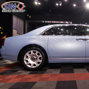 MA-05 Macaron Blue Jazz Factory supply Double casting and Solidification vinyl car wrap sticker - Product Image 6