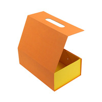 Boîte d'emballage magnétique en carton noir de luxe pour perruques et extensions capillaires, grand format, personnalisable avec logo, vente en gros