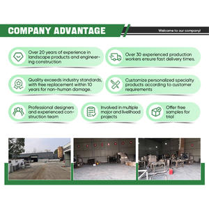 Valla de Hormigón Impermeable para Troncos de Árboles, para Diseño de Paisajes junto a Piscinas y Arroyos, Tamaños Personalizados Disponibles - Product Image 6