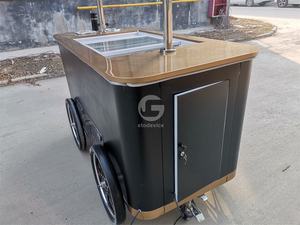 Chariot à crème glacée de haute qualité avec réfrigérateur Street Selling Ice Cream Cart - Product Image 5
