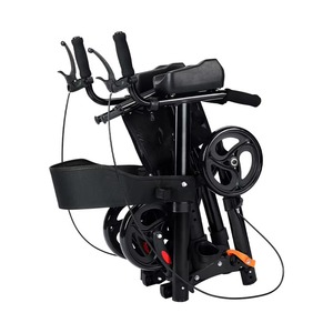 new walking rollator walker mobility aids disabled for elderly adults seniors equipment bed cane fits ki portable medical fold - Product Image 3