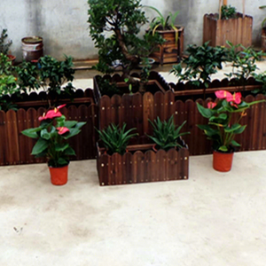 <span class=keywords><strong>Jardinière</strong></span> rectangulaire en bois traité anticorrosion, style pastoral, <span class=keywords><strong>pour</strong></span> jardin, <span class=keywords><strong>balcon</strong></span>, légumes et plantes succulentes - Product Image 4
