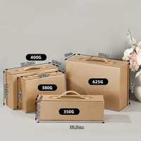 Boîte cadeau pliable en carton rigide durable avec logo personnalisé pour les fêtes et le Nouvel An