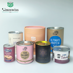 Emballage en papier écologique pour poudre de lactosérum, conteneur durable en kraft pour le stockage d'aliments biologiques - Product Image 4