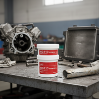 Mastic époxy bicomposant pour réparation de métaux 250g HG 113, mastic de réparation pour aluminium, acier inoxydable et fer 111 112