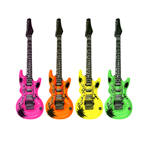 Hot bán bán buôn 55cm PVC <span class=keywords><strong>Inflatable</strong></span> guitar đồ chơi nhạc cụ cho trẻ em - Product Image 5