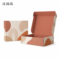 Boîte d'expédition en carton ondulé en forme d'avion rose personnalisée, idéale pour les cadeaux e-commerce.
