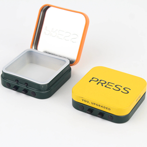 OEM ODM sản xuất con bằng chứng tin có thể trường hợp hộp kim loại bao bì với bản lề nắp nhỏ bán buôn tùy chỉnh hộp thiếc - Product Image 1