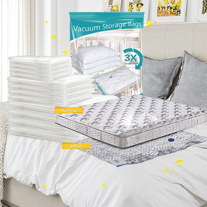 Sacchetto Sottovuoto Pieghevole per <span class=keywords><strong>Materasso</strong></span> in Schiuma, Materiale PA+PE, per Cucina, Bagno, Camera da Letto, Impermeabile, Capacità 35L, Salvaspazio - Product Image 1