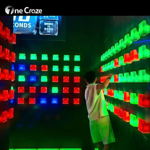 Popular Pared de Escalada Interactiva LED Digital para Deportes, Juego de Desafío de Trabajo en Equipo, Instalación para Salas de Juego Comerciales Interiores - Product Image 3