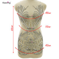 WDP-440 femmes strass robe élégante strass maille robe strass mariée Voile dentelle tissu pour robes
