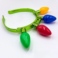 Serre-tête lumineux créatif pour fêtes et vacances, accessoire capillaire à ampoules lumineuses pour Noël et Halloween, vente chaude