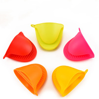 EVERSUN Mini Gants de Four en Silicone Résistants à la Chaleur, Mitaines de Cuisine Imprimées, Protège-Mains, Lavables au Lave-Vaisselle