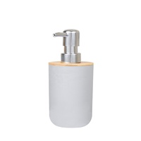 Ensemble d'accessoires de salle de bain pour hôtel BX, ensemble de 6 pièces en plastique pour la salle de bain, avec bambou