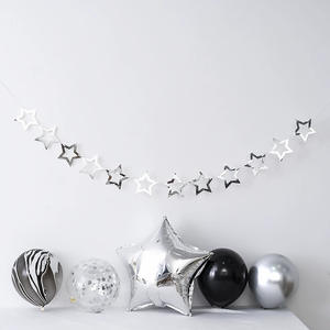 ป้ายแบนเนอร์ทรงกลมสำหรับเด็ก ฉลอง<span class=keywords><strong>วัน</strong></span>เกิด ทำเองได้ ตกแต่งงานปาร์ตี้ด้วยกระดาษหลากสี สำหรับงานฉลองวันเกิด - Product Image 4