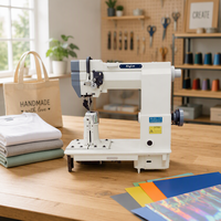 Machine à coudre industrielle à point noué à une aiguille, à point de chaînette, pour chaussures et sacs en cuir