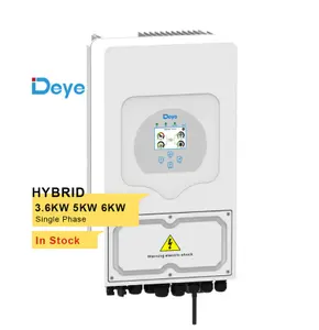 Onduleur hybride Deye 3KW 5KW 8KW 10KW 12KW 15KW 16KW 110V 120V 220V 240V Onduleur solaire à phase divisée