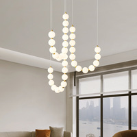 Luminaire suspendu moderne en LED de luxe pour hall d'entrée, chambre à coucher, escalier, plafond haut, mariage, or, designers de luxe