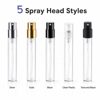 Botol Semprot Sampel Parfum Kaca Kosong 2ml 3ml 5ml 10ml Mini Travel Atomizer Botol Pewangi